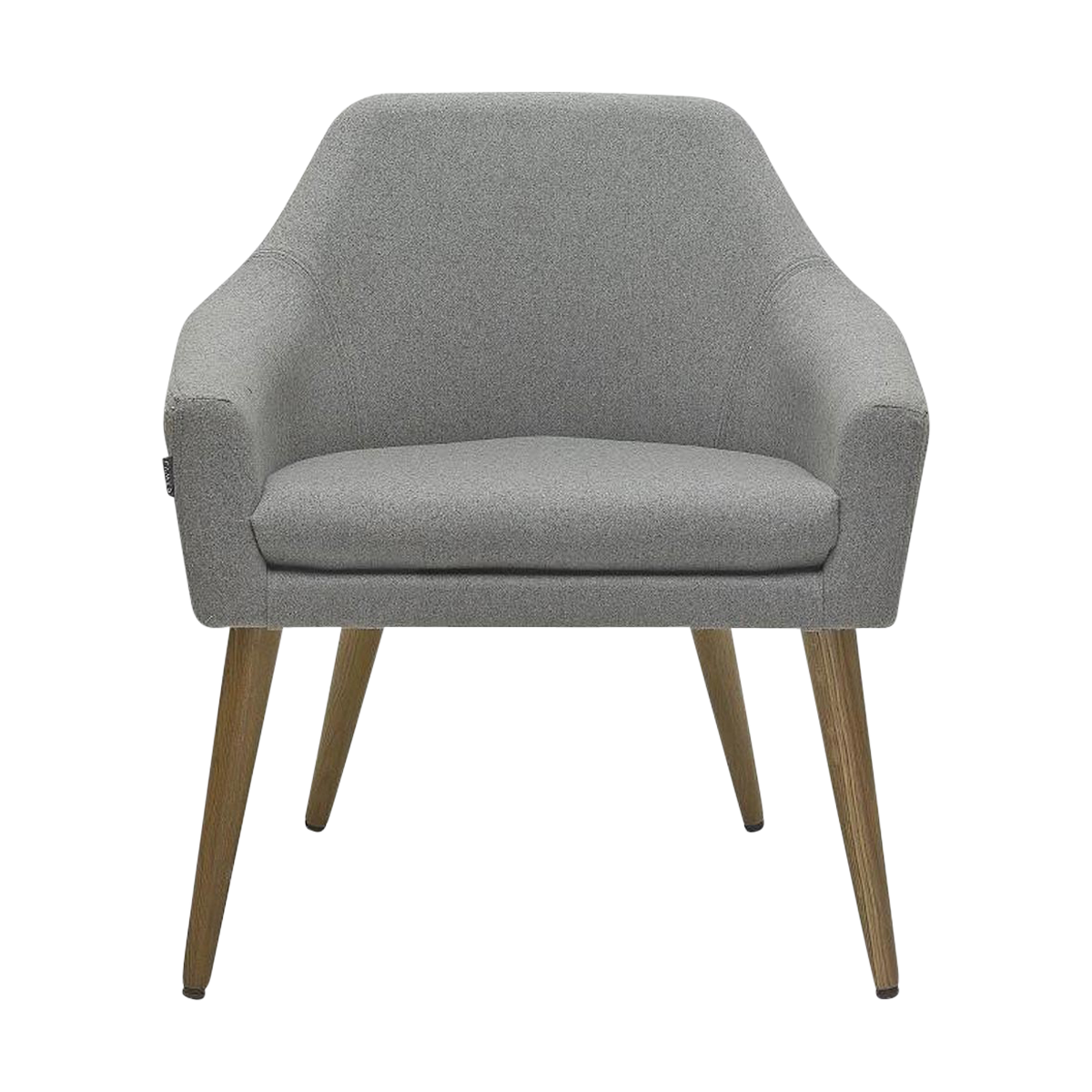 Esben gestoffeerde fauteuil grijs