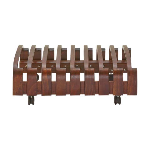 Flip houten klapstoelenrek walnoot