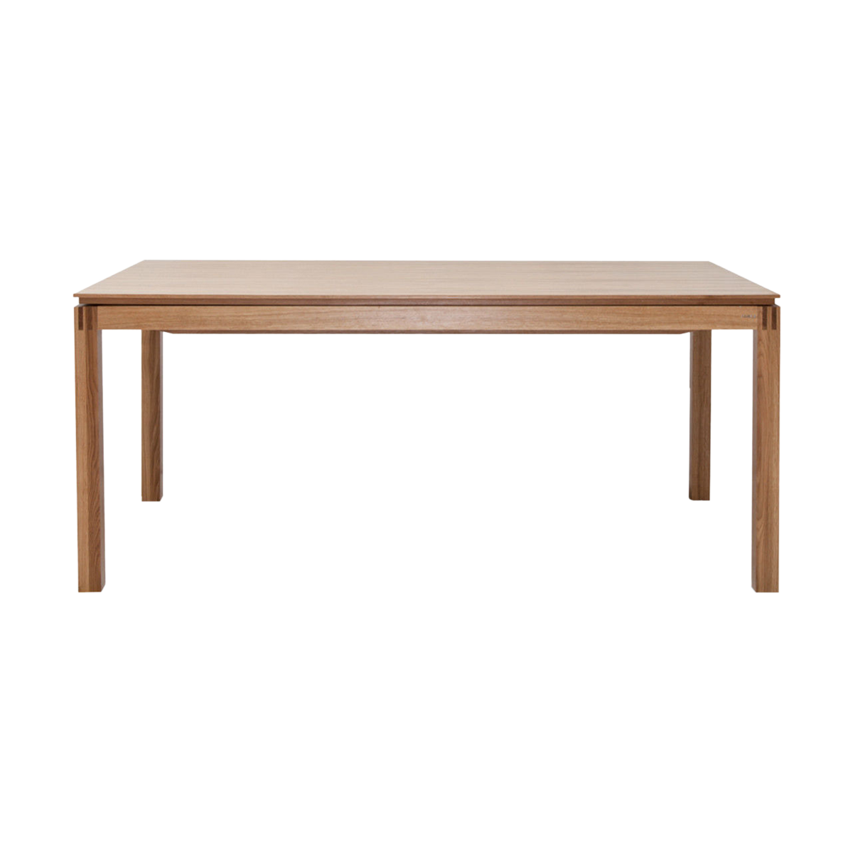 Ella uitschuifbare houten eettafel naturel met verlengstuk - 160 tot 260 x 100 cm