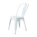 Metalen eetkamerstoel wit