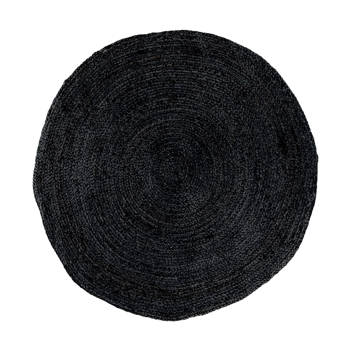 Milou jute vloerkleed donkergrijs - Ø 180 cm