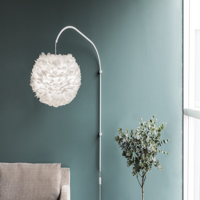 Willow Wall single white - wandbevestiging  - light stand - lampenstandaard