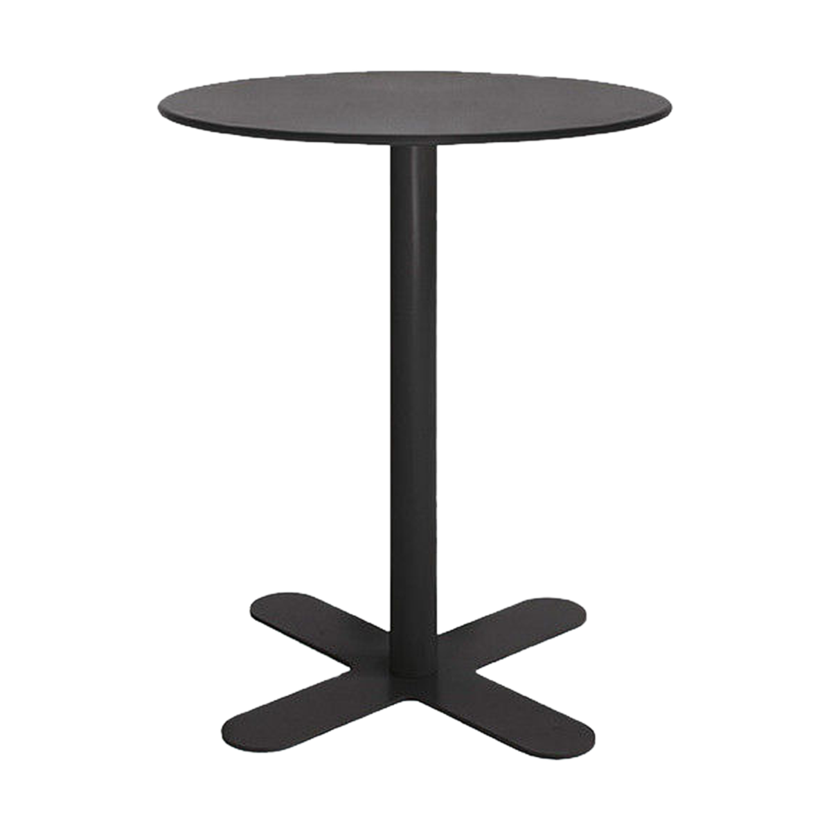 Antibes metalen bartafel - Ø70 x H113 - Zwart