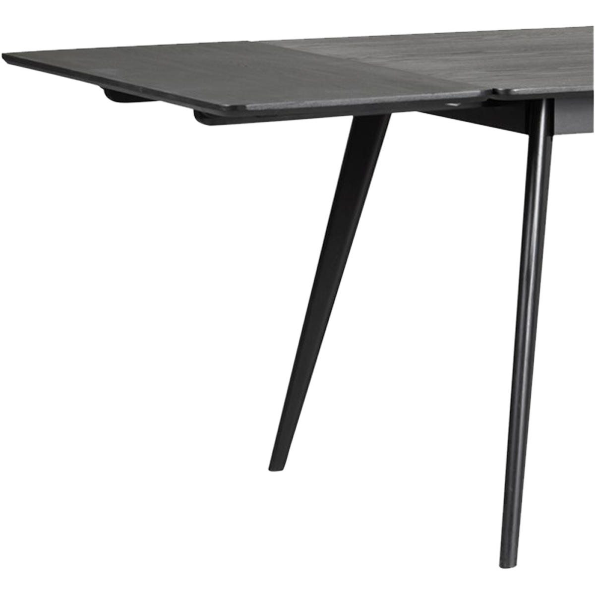 Yumi verlengstuk zwart voor Yumi eettafel - 45 x 90 cm