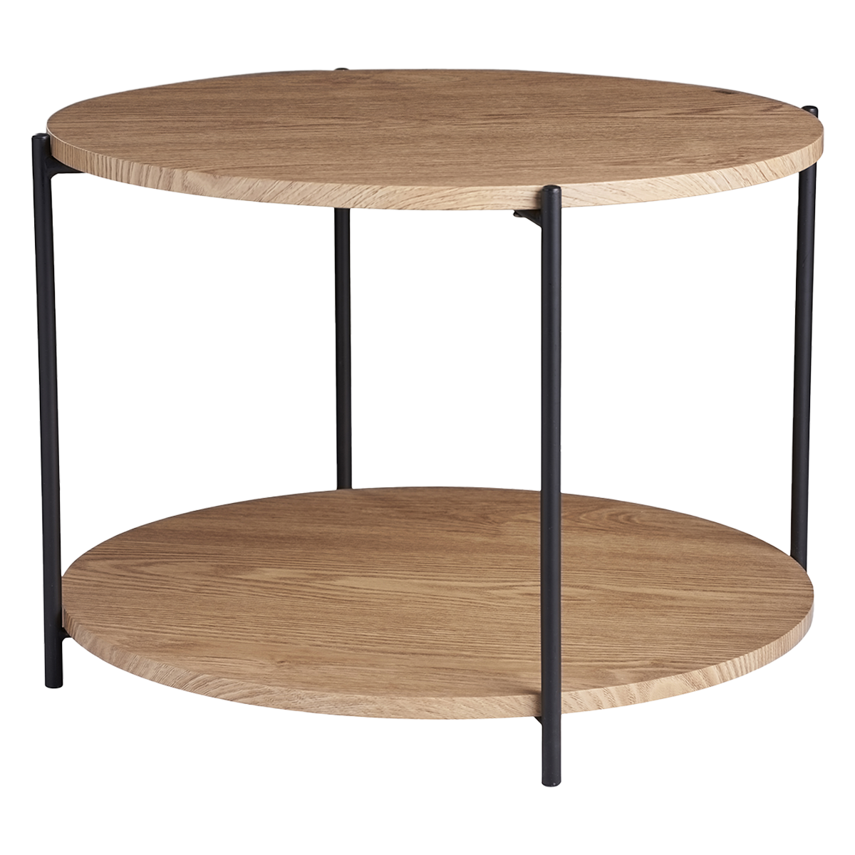Lisomme Lina houten salontafel naturel - Ø 55 cm