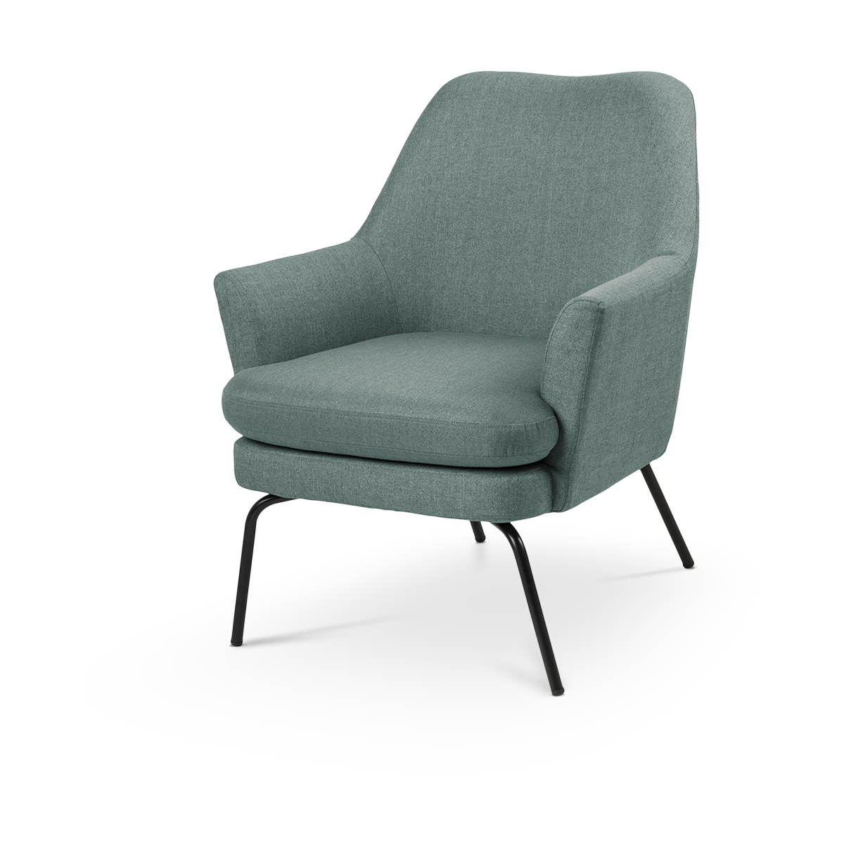 Jez gestoffeerde fauteuil groen