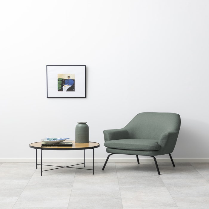 Jez gestoffeerde fauteuil groen 