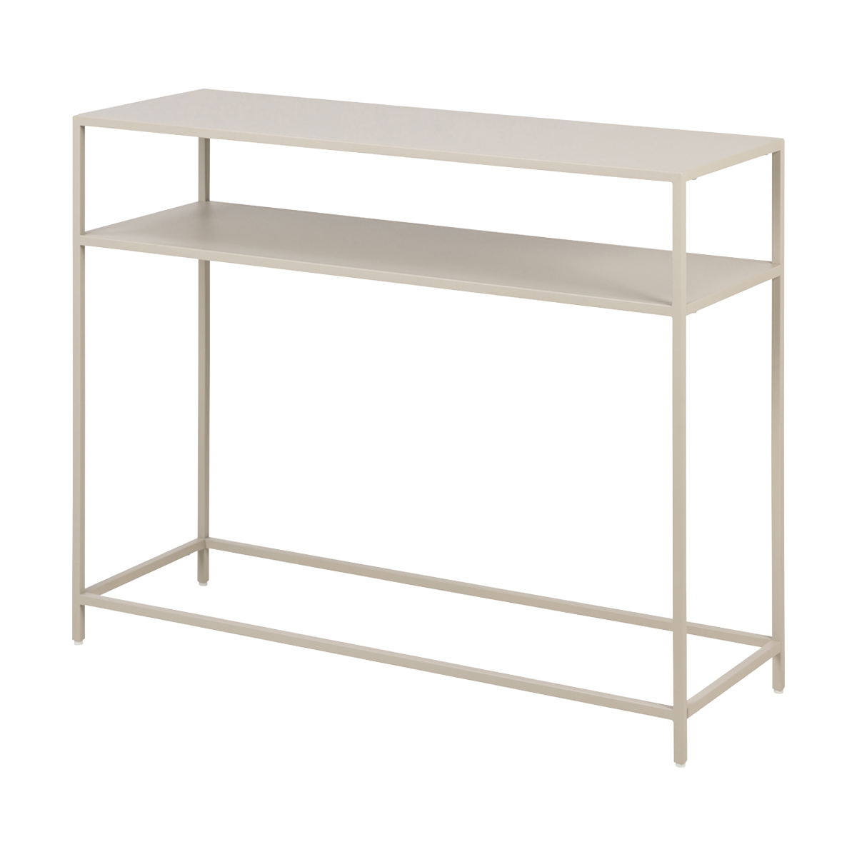 Roy metalen sidetable beige - 100 x 35 cm