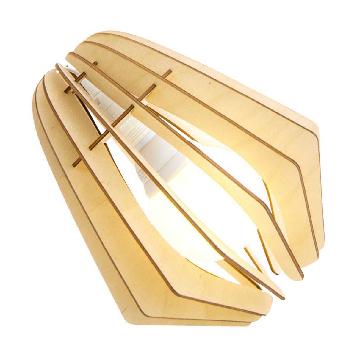 Original S houten lampenkap small - Ø 25 cm