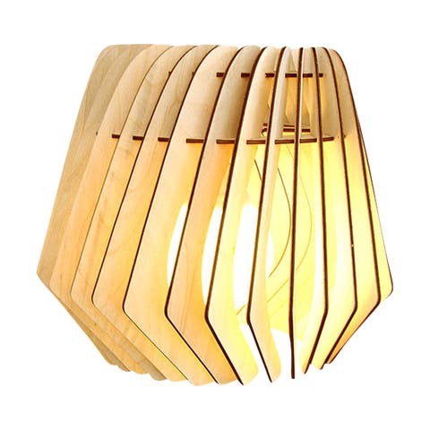 Spin M houten lampenkap medium - Ø 37 cm