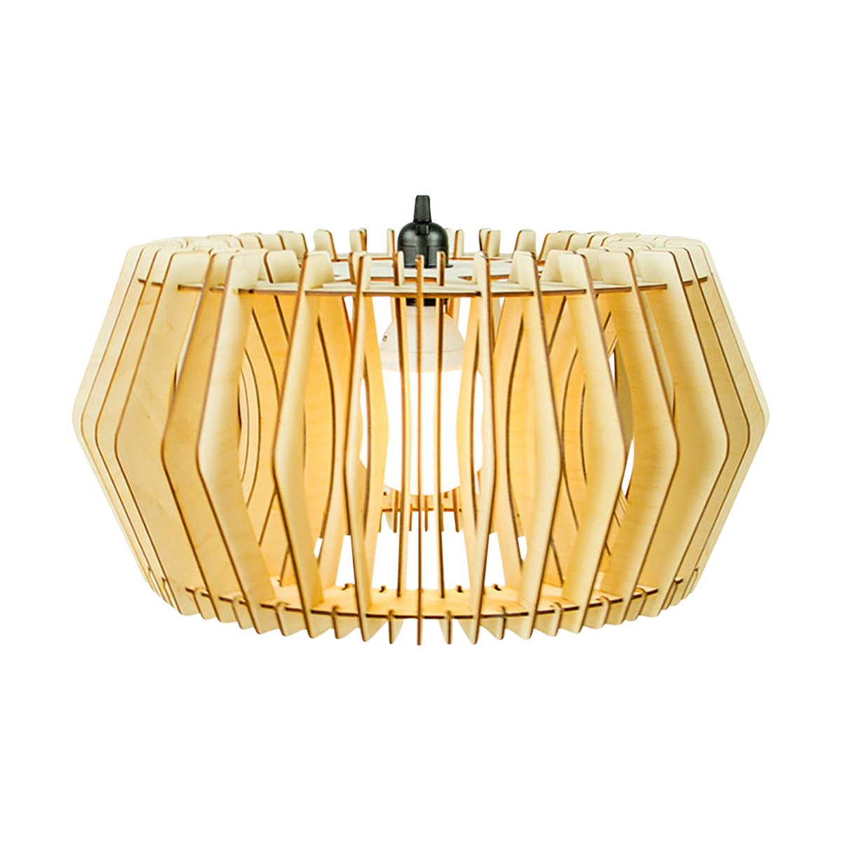 Caeser S houten lampenkap small - Ø 43 cm