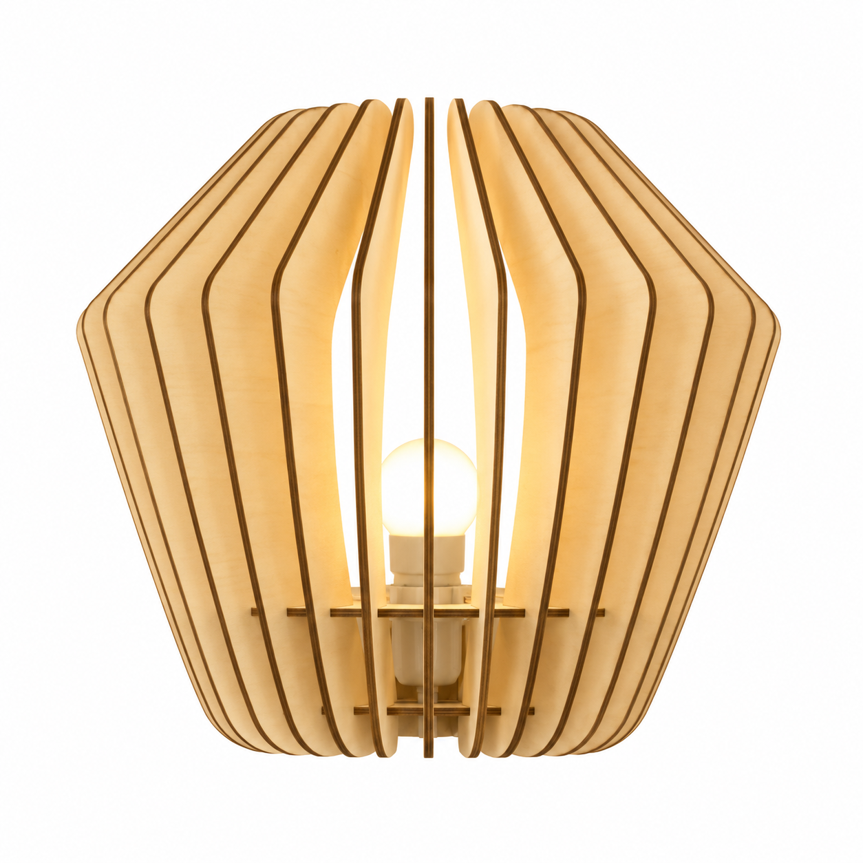 Wall Spin houten muurlamp medium 