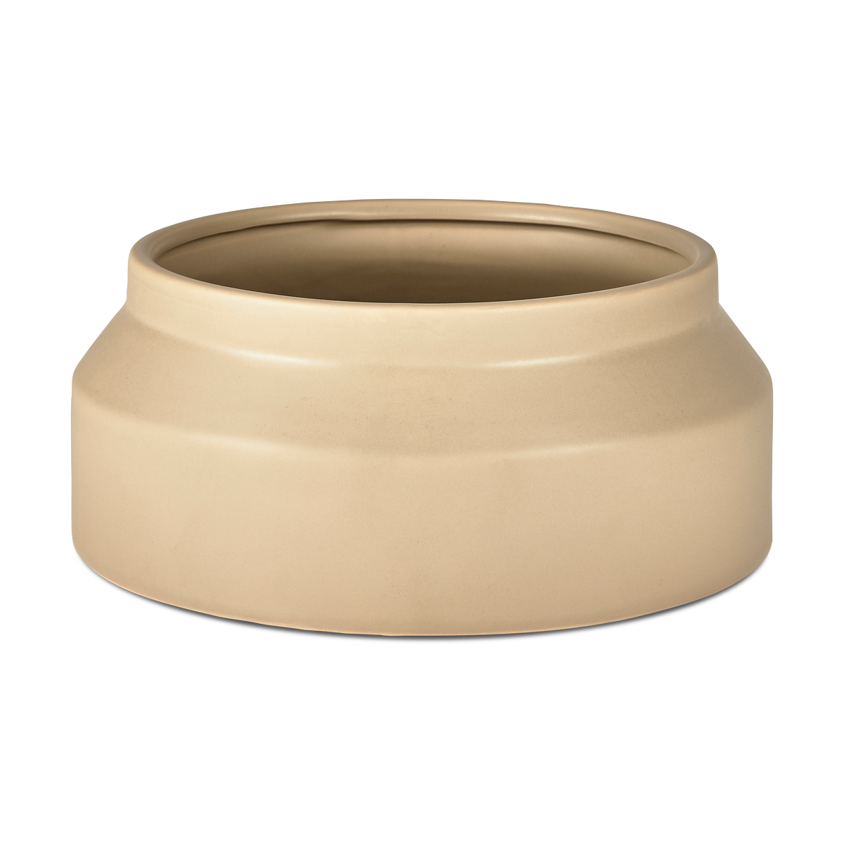 Strat bloempot beige - 30.5 x 13 cm