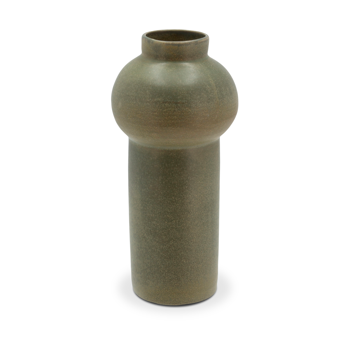 Rost vaas groen - 14 x 30 cm