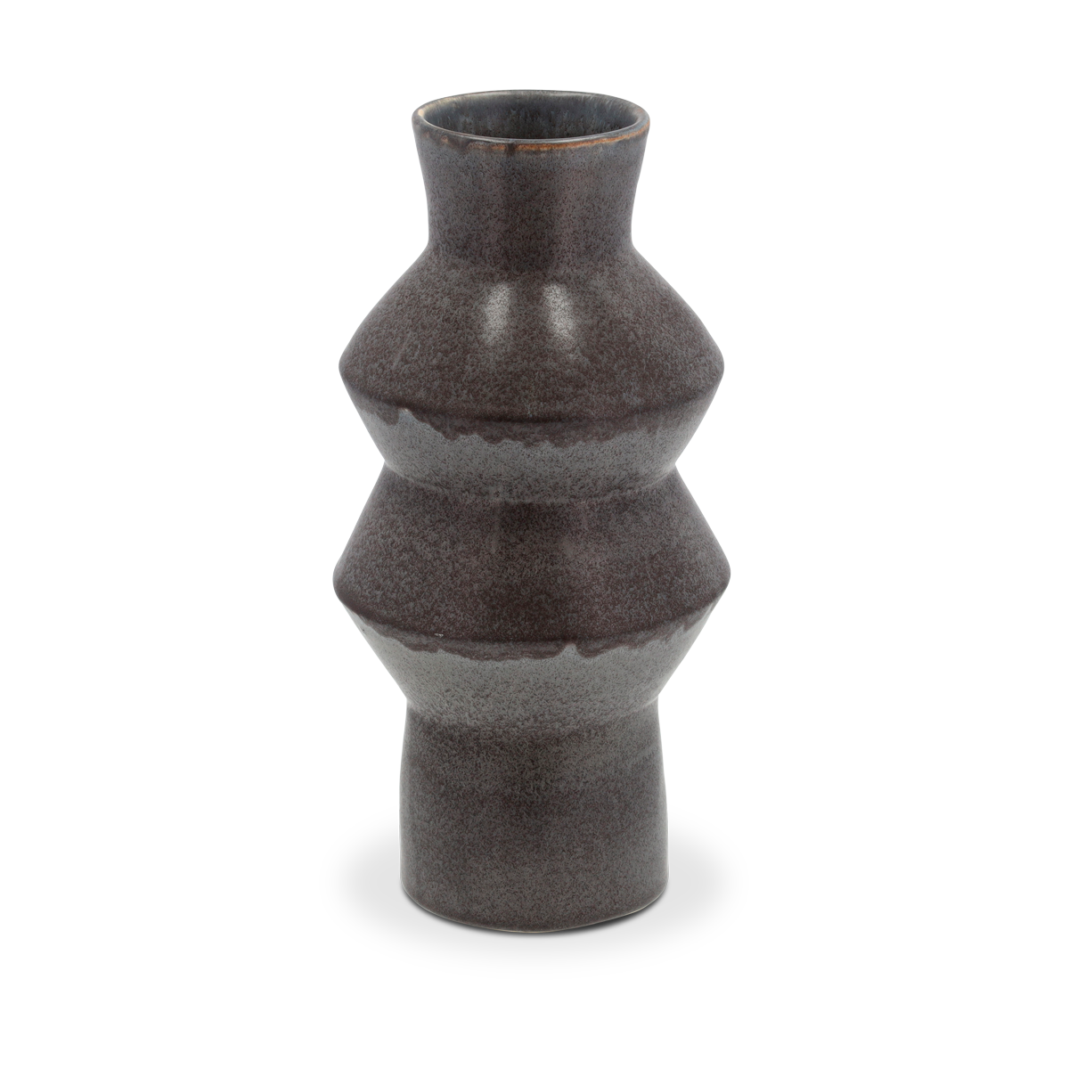 Rost vaas donkerblauw - 14 x 30 cm