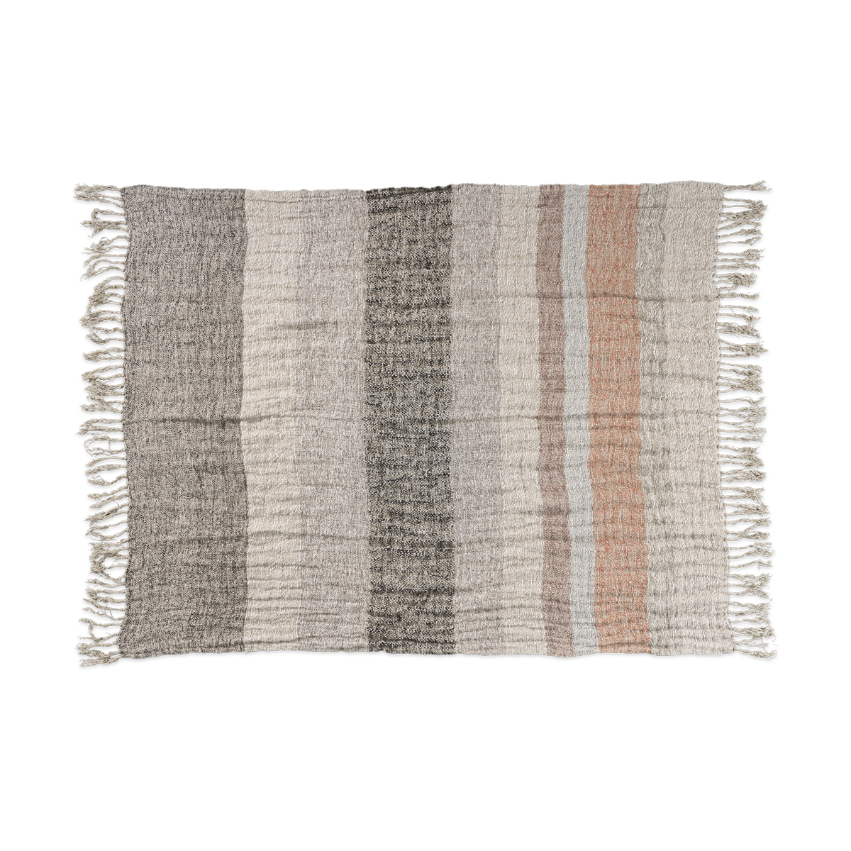 Throw linnen plaid nature - 170 x 130 cm