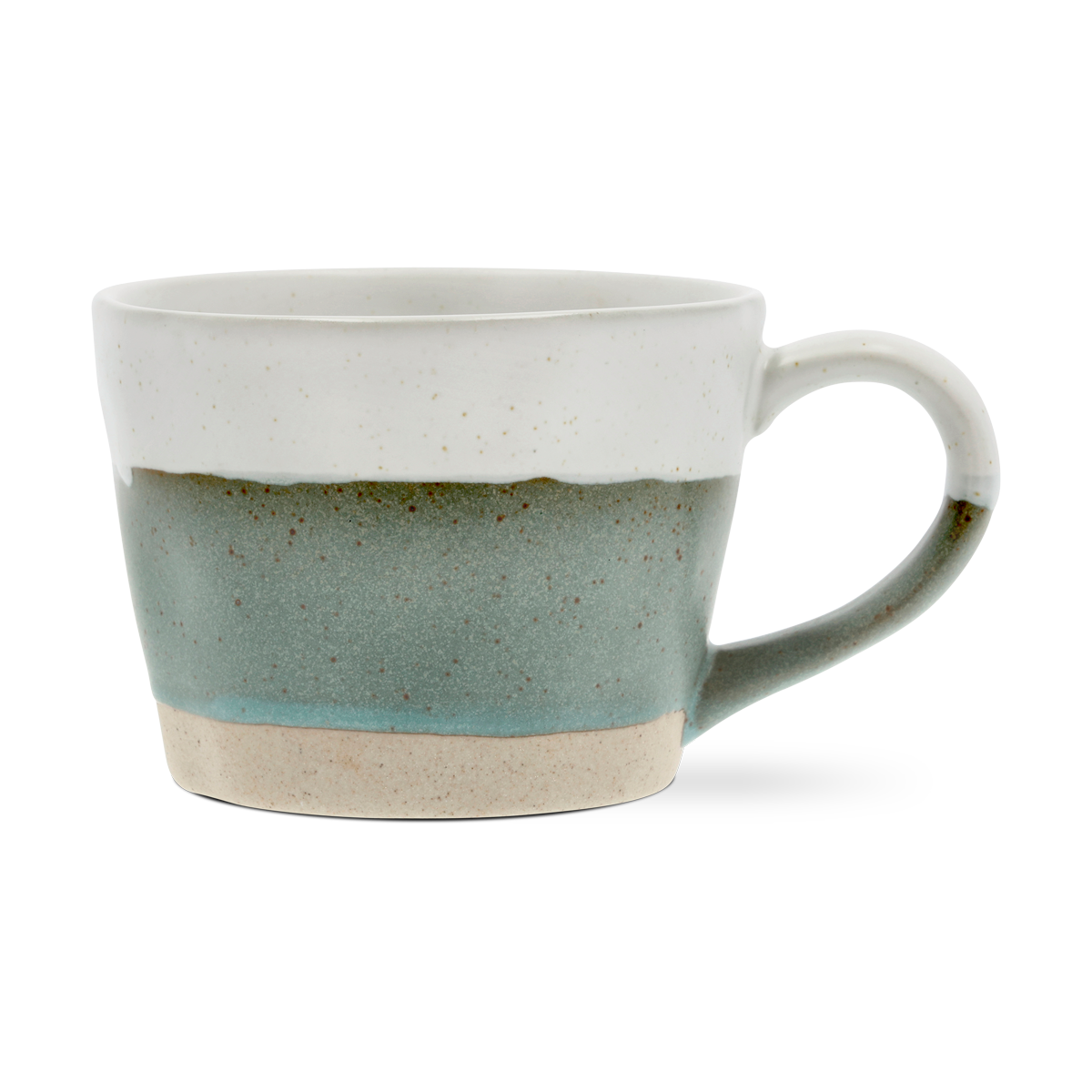 Evig porseleinen mok groen - 10 cm