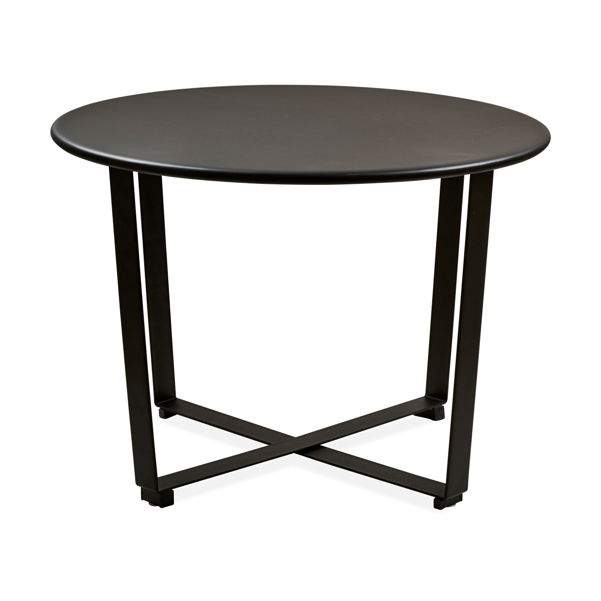 Wismar metalen bijzettafel zwart - ø61 x 42 cm