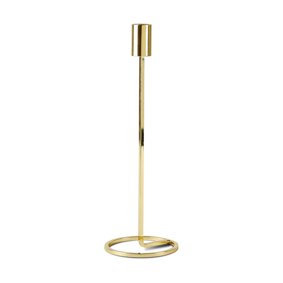 Amat kandelaar goud - ø 9,5 x 28,5 cm