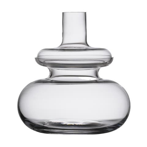 Inu glazen vaas 2 delig - 25 x 23 cm