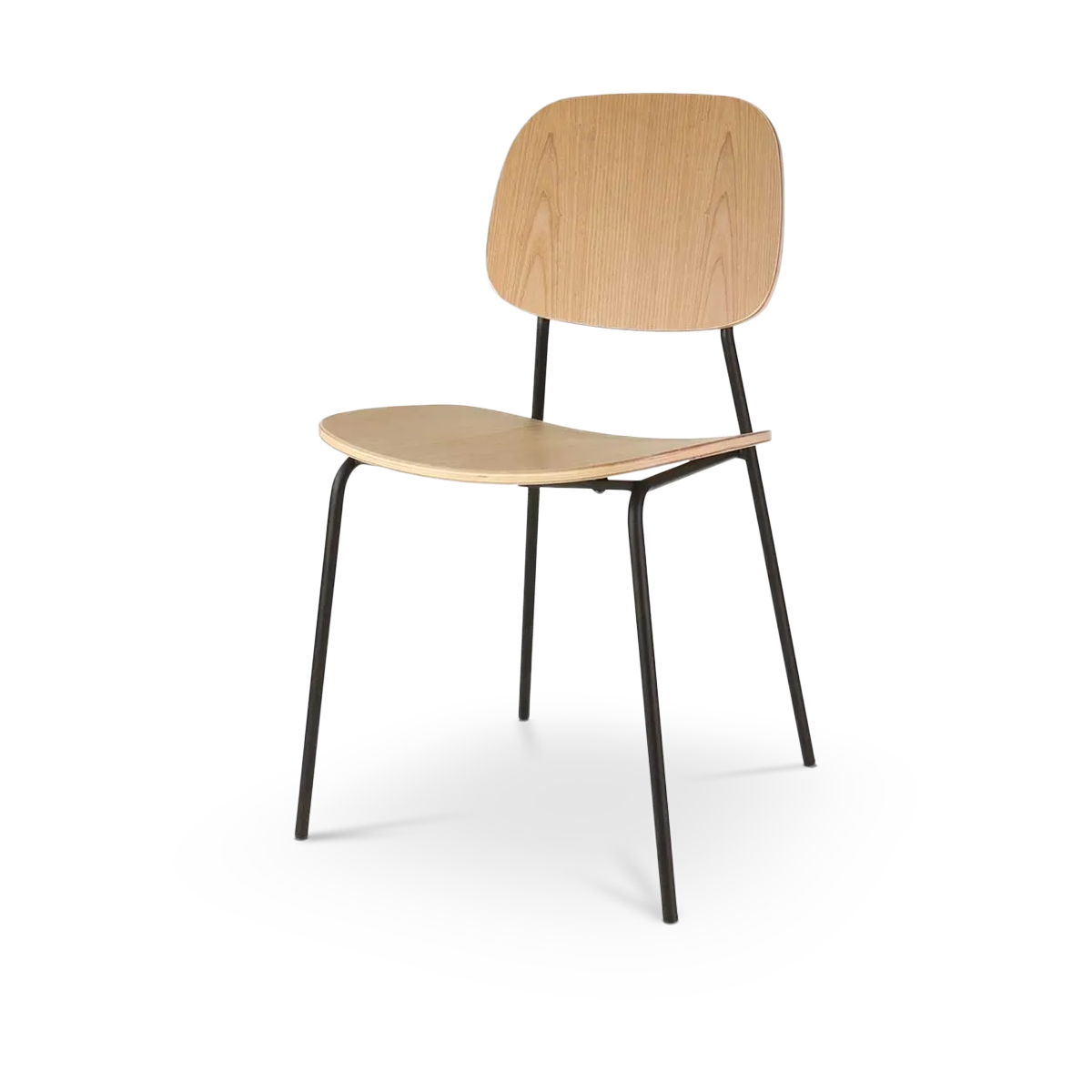 Luna houten eetkamerstoel naturel plywood