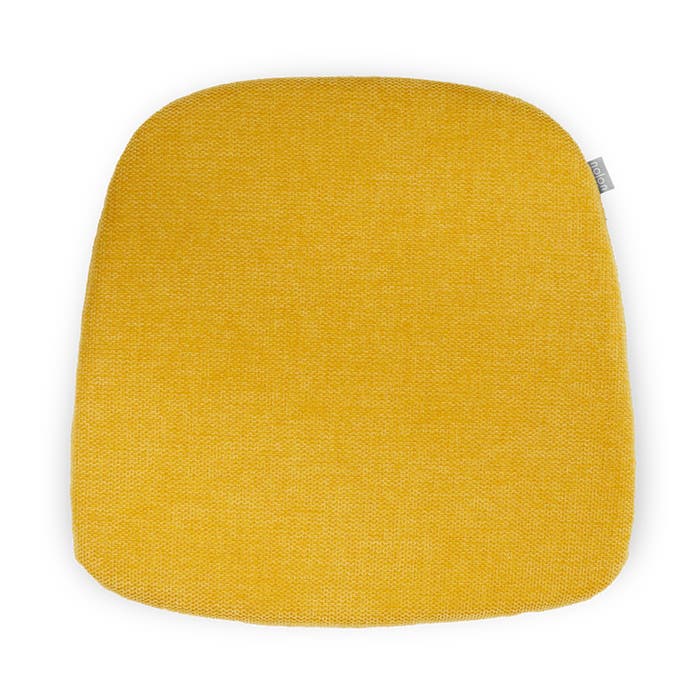 Fem zitkussen okergeel