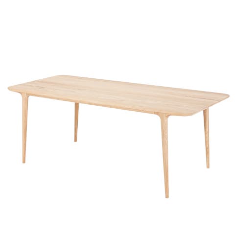 Fawn table houten eettafel whitewash - 200 x 90 cm