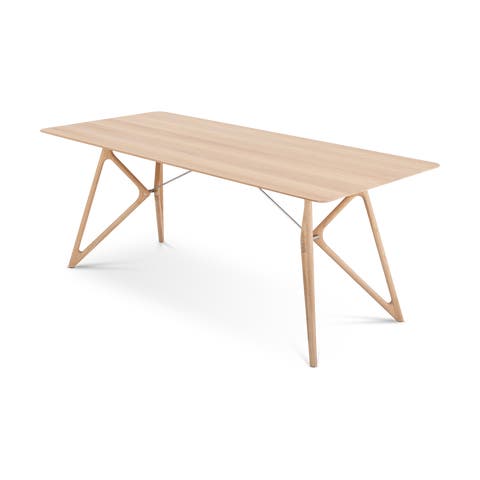 Tink table houten eettafel whitewash - 160 x 90 cm