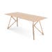 Tink table houten eettafel whitewash - 180 x 90 cm