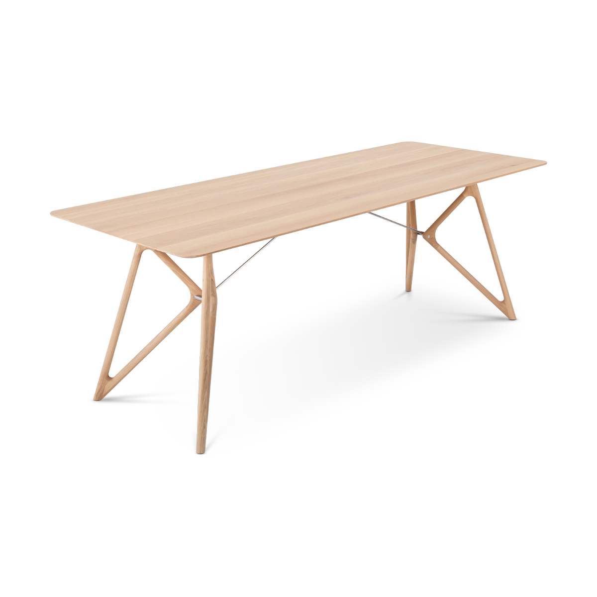 Tink table houten eettafel whitewash - 220 x 90 cm