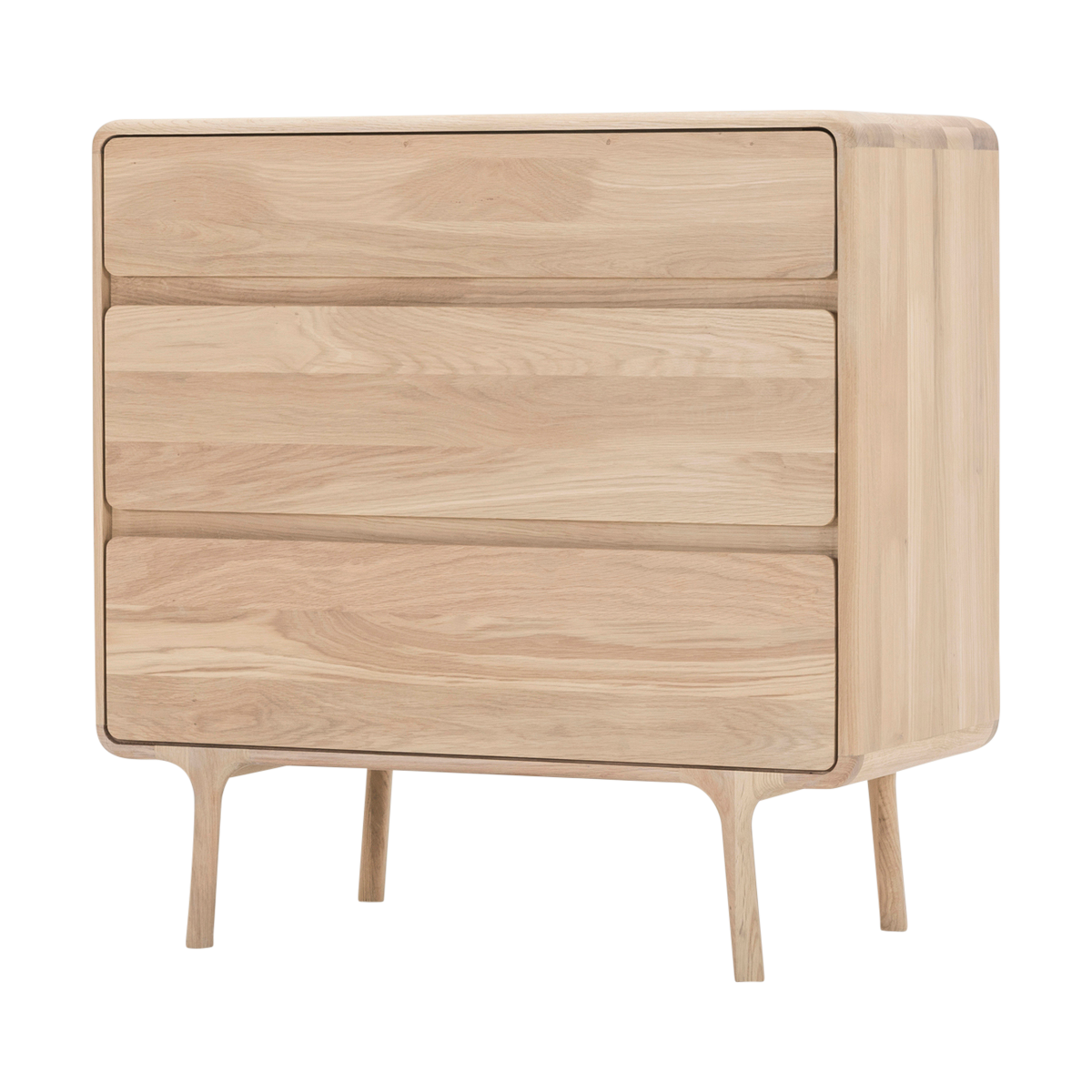Expliciet Voorbereiding geur Fawn drawer houten ladekast whitewash - 90 x 90 cm | Gewoonstijl