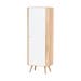 Ena cabinet houten opbergkast whitewash - 60 x 170 cm