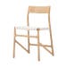 Fawn chair houten eetkamerstoel whitewash - met cotton webbing white 2001