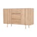 Fawn dresser houten ladekast whitewash - 180 x 110 cm