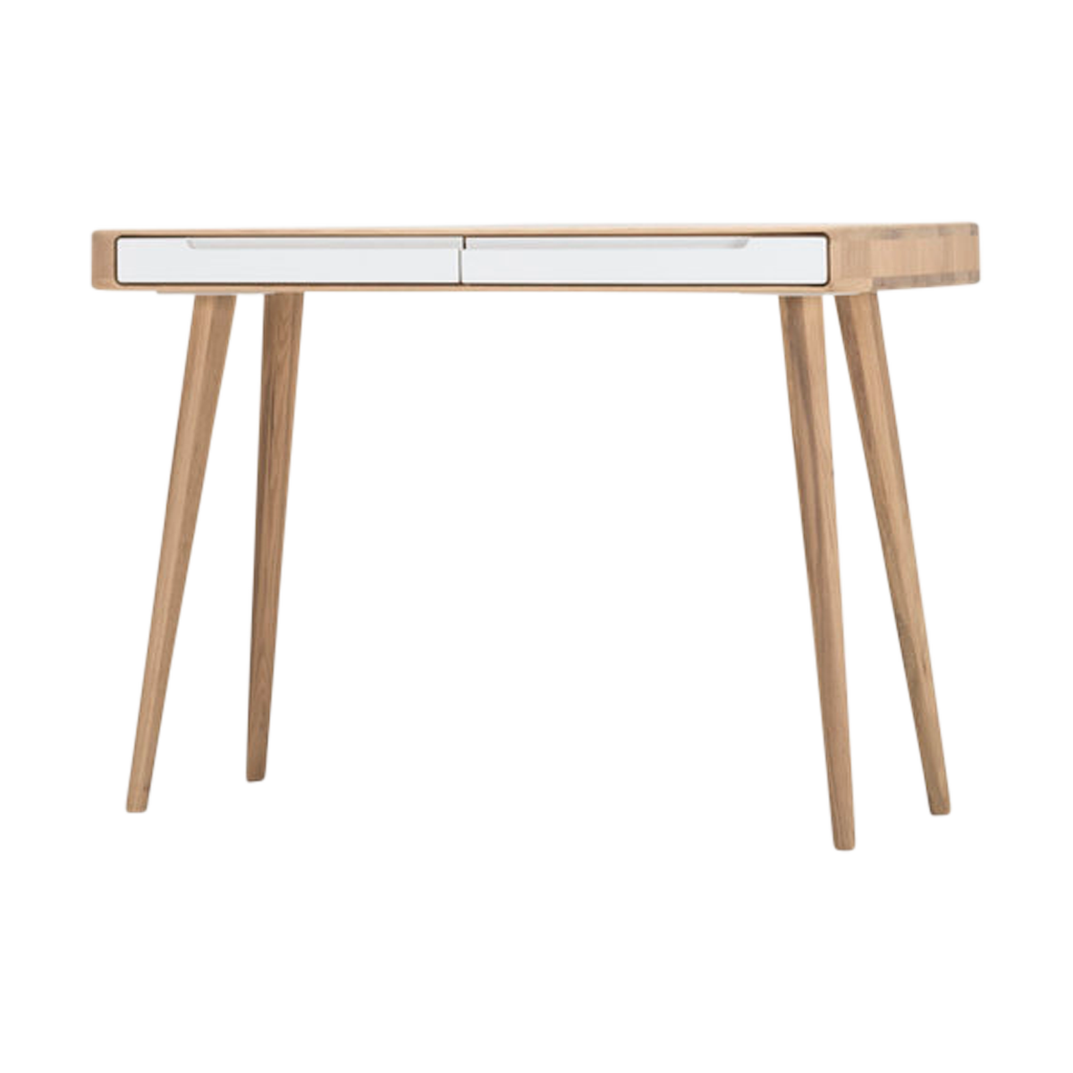 Ena dressing table houten kaptafel whitewash - 110 x 42 cm