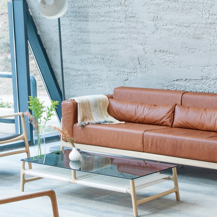 Fawn sofa 2 seater bank dakar leather whiskey 2732 - 180 cm - 2 zits bank - cognac - lederen