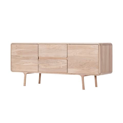 Fawn sideboard houten dressoir whitewash - 150 x 45 cm