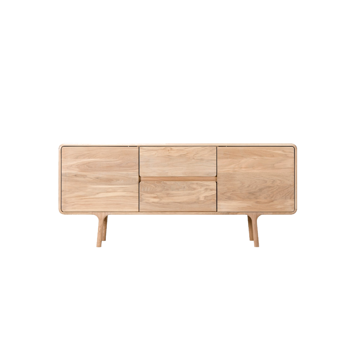 Fawn sideboard houten dressoir naturel eiken - 150 x 45 cm