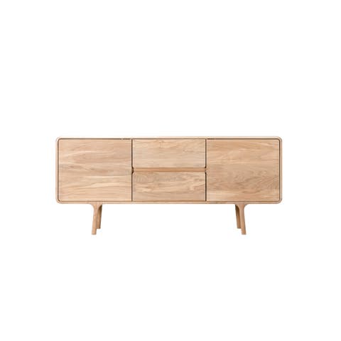 Fawn sideboard houten dressoir naturel eiken - 150 x 45 cm