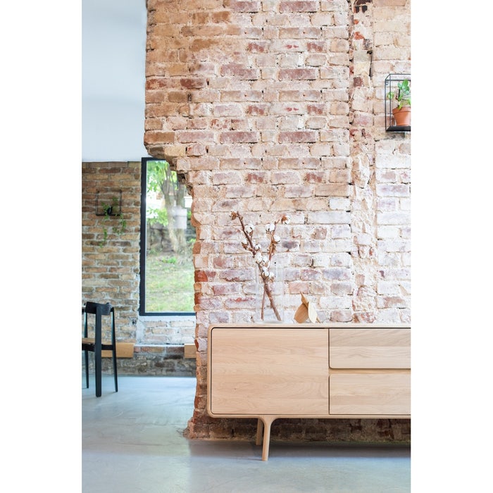 Fawn sideboard houten dressoir naturel eiken - 150 x 45 cm 