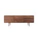 Fawn sideboard houten dressoir walnut - 180 x 45 cm