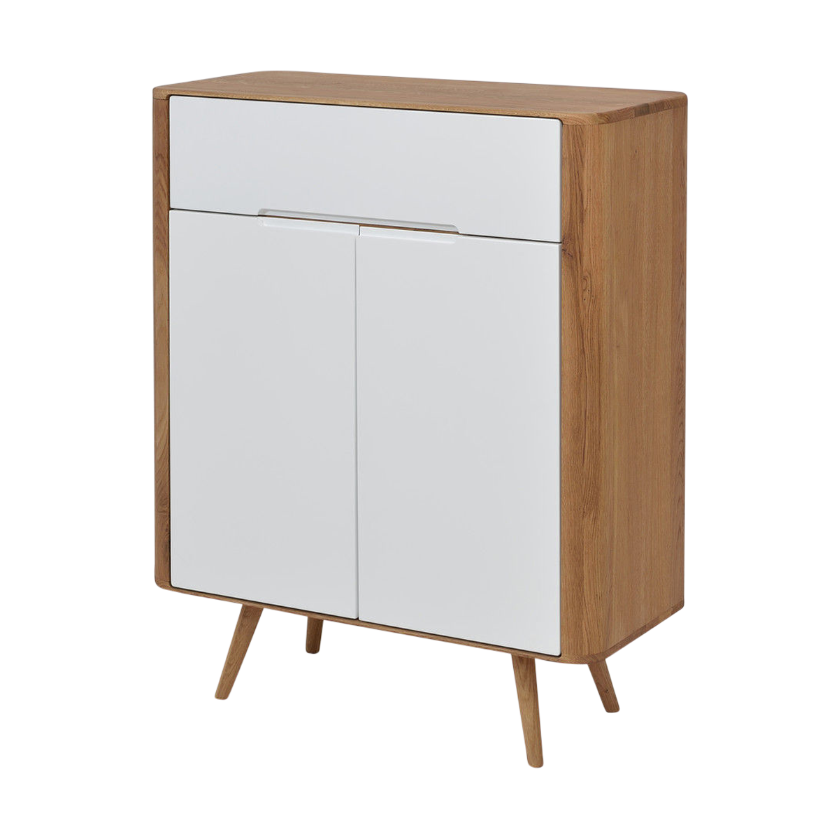 Ena dresser 90 houten ladekast naturel - 90 x 110 cm