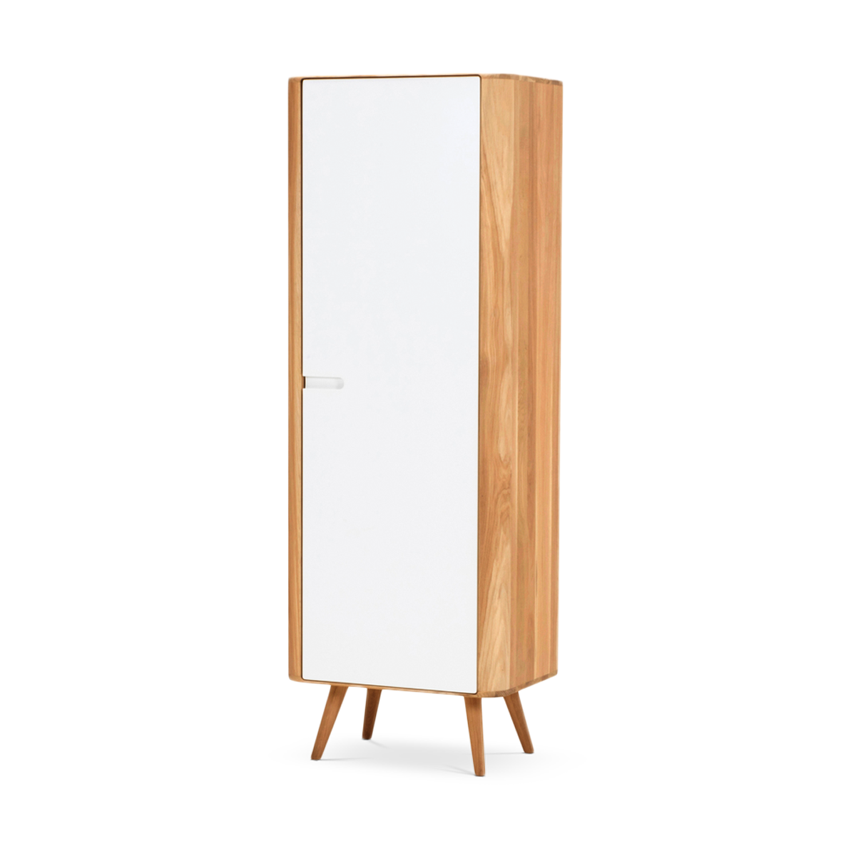 Ena cabinet houten opbergkast naturel - 60 x 170 cm