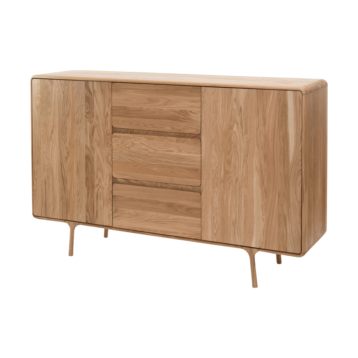 Fawn dresser houten ladekast naturel - 180 x 110 cm