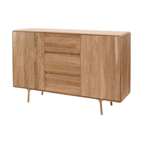 Fawn dresser houten ladekast naturel - 180 x 110 cm