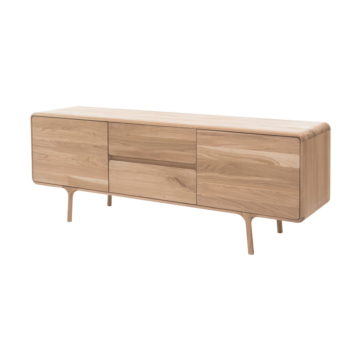 Fawn sideboard houten dressoir naturel - 180 x 45 cm