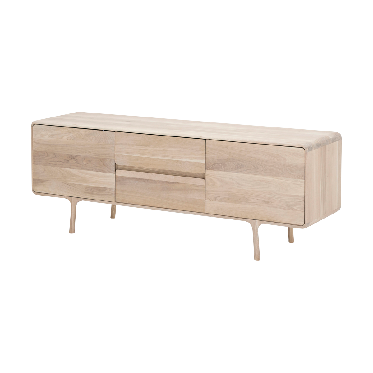 Fawn sideboard houten dressoir whitewash - 180 x 45 cm
