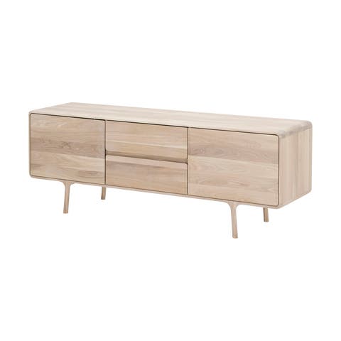 Fawn sideboard houten dressoir whitewash - 180 x 45 cm