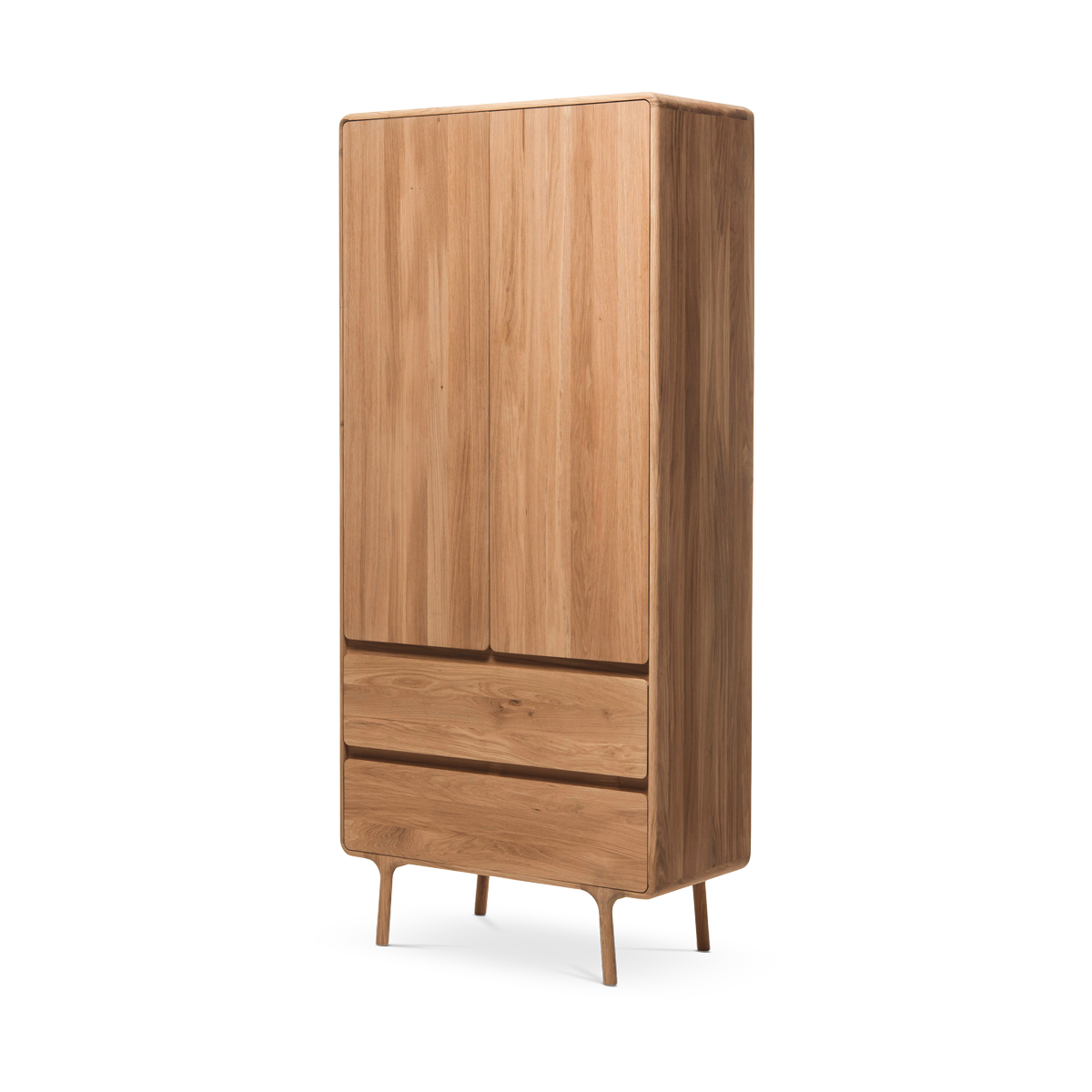 Fawn wardrobe houten kledingkast naturel - 200 x 90 cm