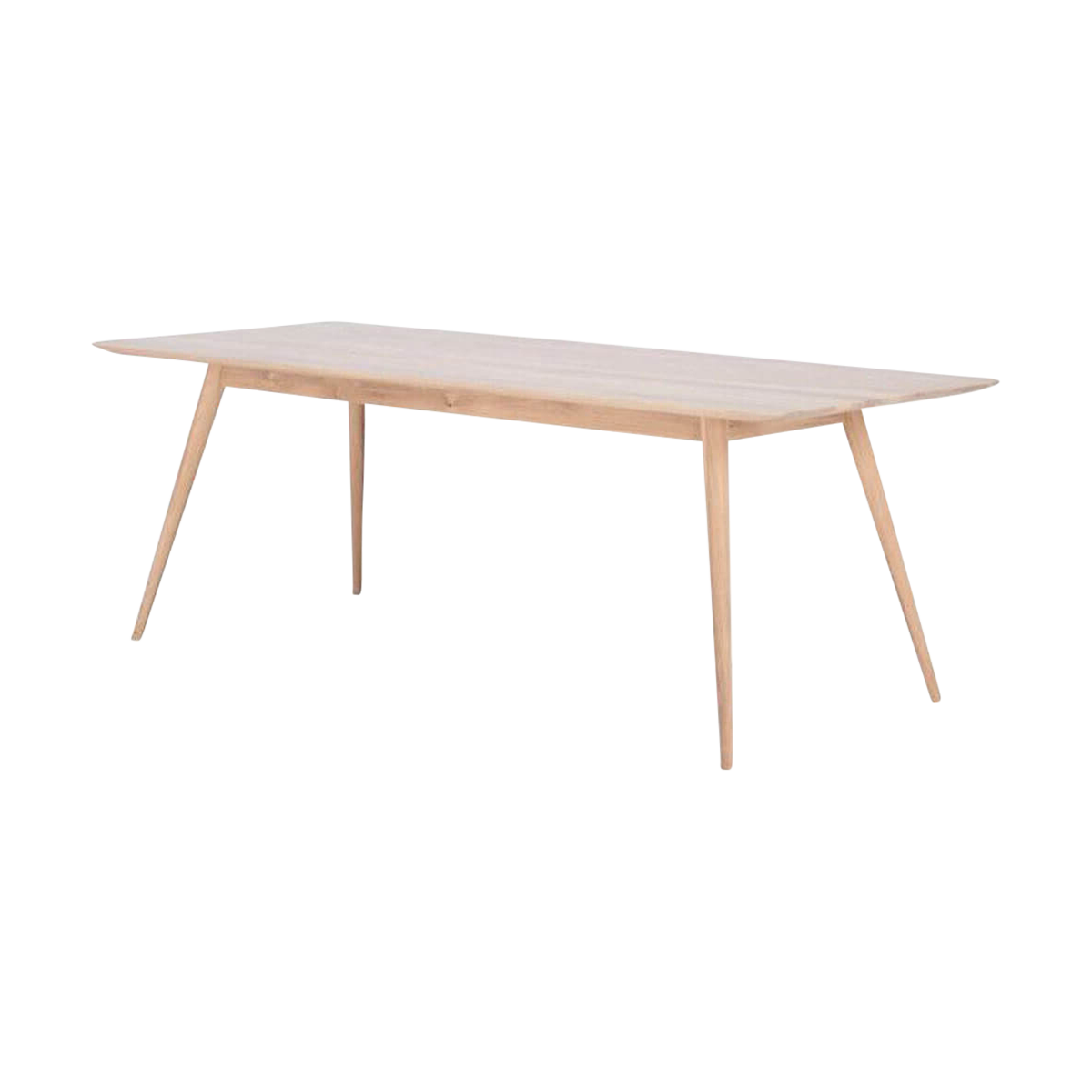 Stafa table houten eettafel whitewash - 220 x 90 cm